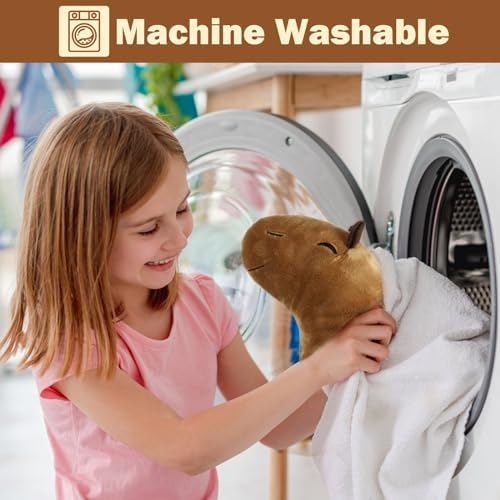 Capybara Plush Pillow Cute Stuffed Animal for Kids and Pets