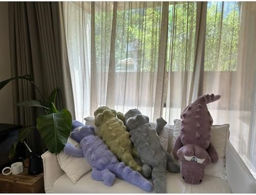 Hofun4U Alligator Plush Pillow Green