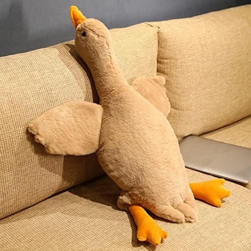 PERZOE 5090cm Giant Goose Plush Pillow Stuffed Animal Toy