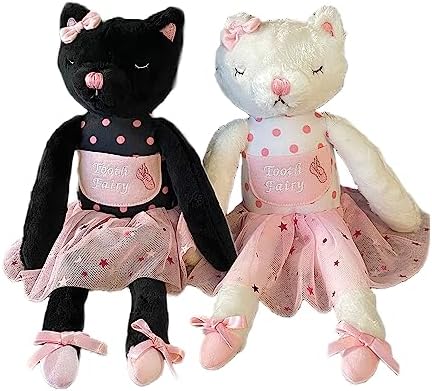 Caterina the Cat Ballerina Tooth Fairy Pillow for Girls