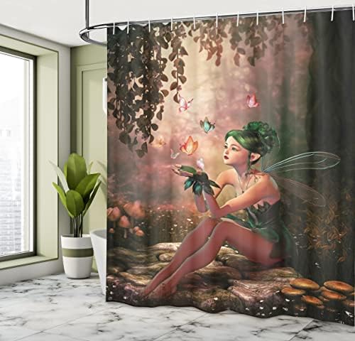Ambesonne Elven Wings Showers