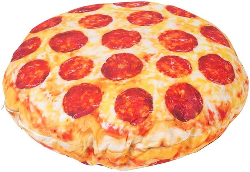 Pizza-Shaped Plush Pillow for Kids and Adults