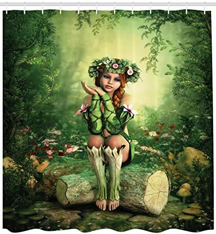 Ambesonne Forest Tale 69x75 Inch shower curtain