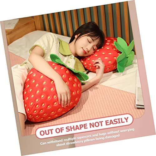 Kisangel Stuffed Strawberry Plush Pillow