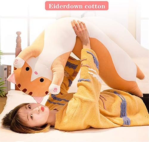 Cat Plush Pillow for Kids Soft Cuddling Companion