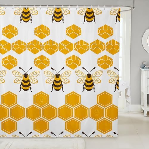Feelyou Honeycomb shower curtain - Unique bath design