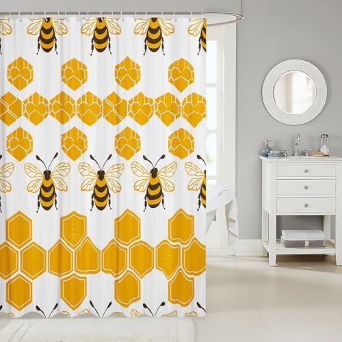 Feelyou Honeycomb shower curtain - Unique bath design