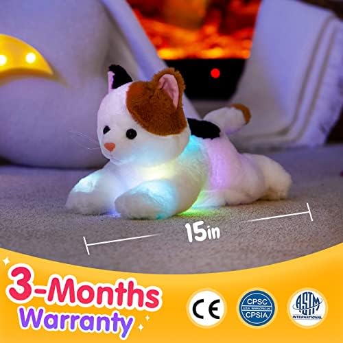 Glow Guards LED Capital Cat Plush Pillow