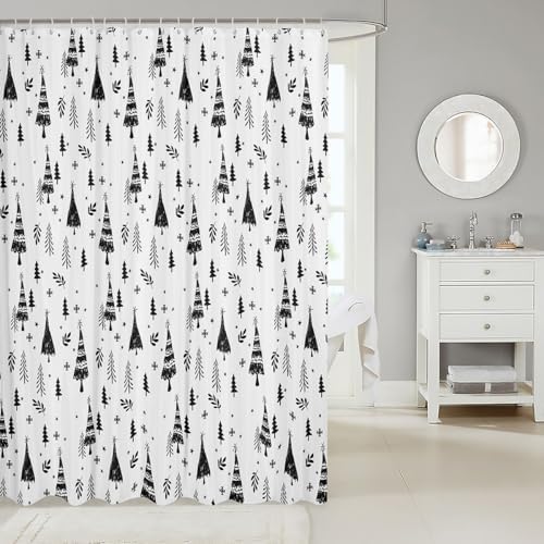 Feelyou Kids Christmas Shower Curtain 72x72 Set