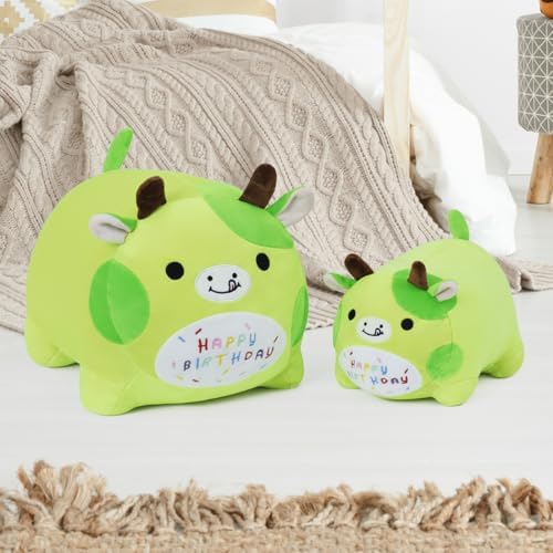 Stuffed Cow Plush Pillow for Kids Gently Pawsitive Gift