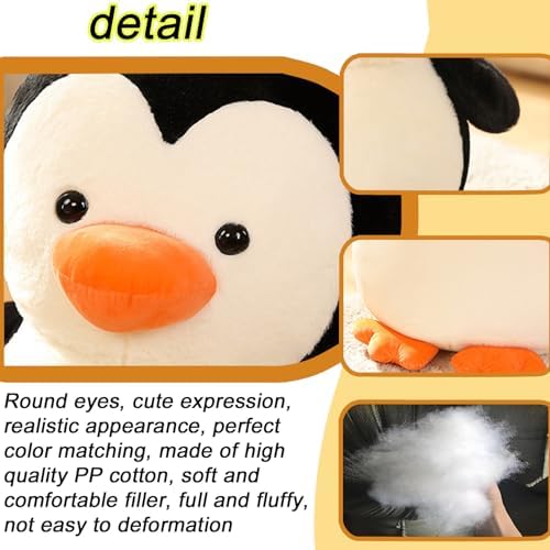 87 Penguin Plush Pillow Stuffed Animal Toy for Kids and Adults