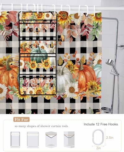 Fashionable Water-resistant Mesh Shower Curtain Set
