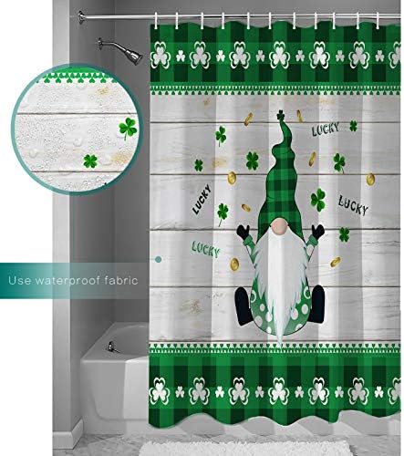 St Patricks Day Bohemian Shower Curtain