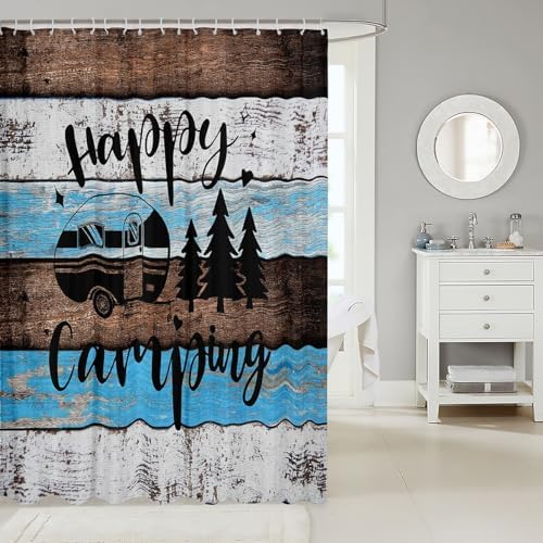 Castle Fairy RV Camper Shower Curtain Set 72x72