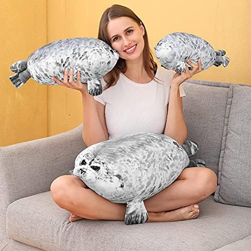 Eaasok Chubby Seal Pillow Soft Plush Animal Toy 176 Inch