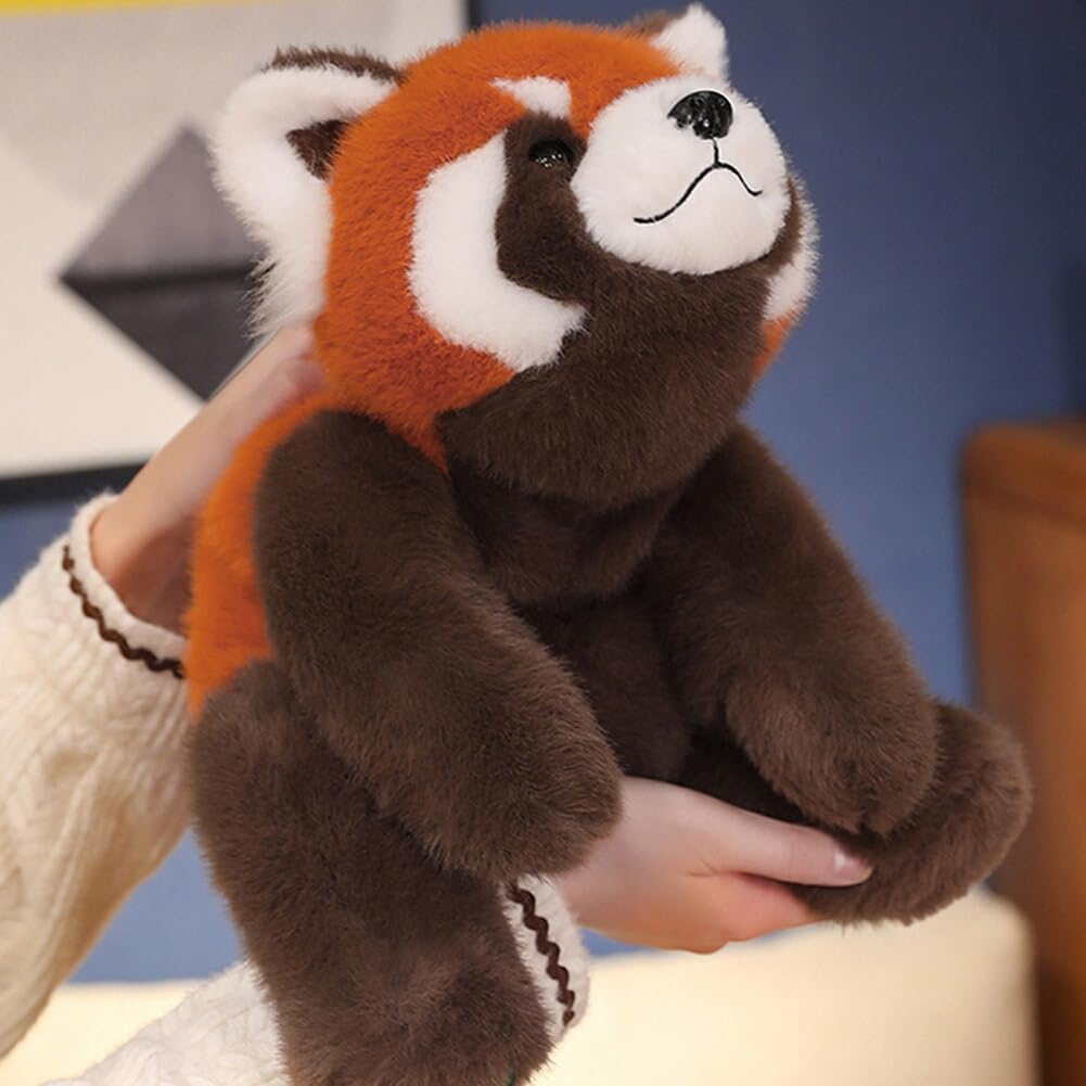 Relaxing Red Panda Plush Pillow for Kids and Adults