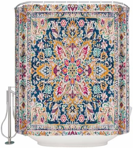 Picpeak Shower Curtain Set - 3D Print Style