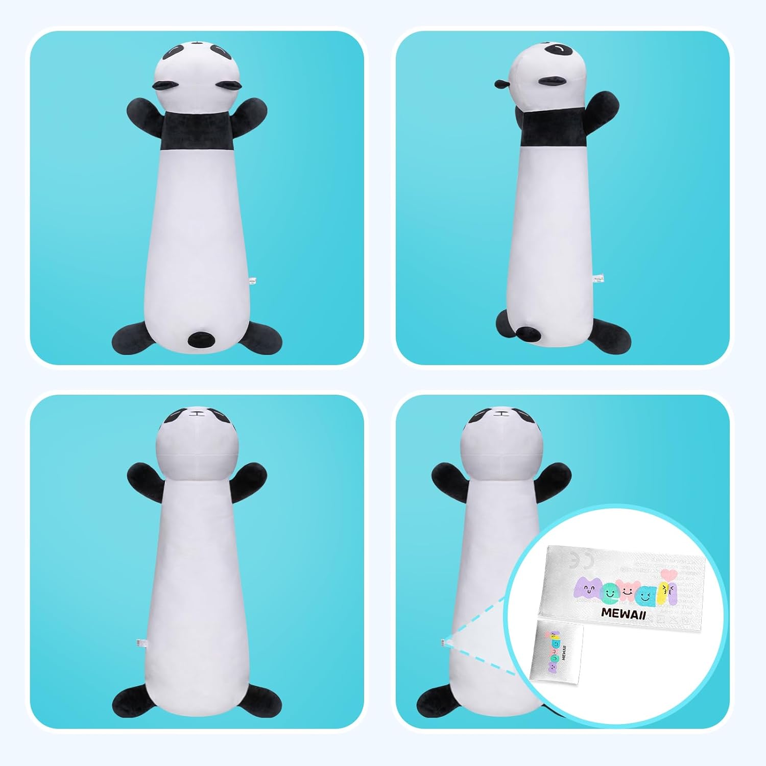 Mewaii Panda Plush Body Pillow 35 Inch 1
