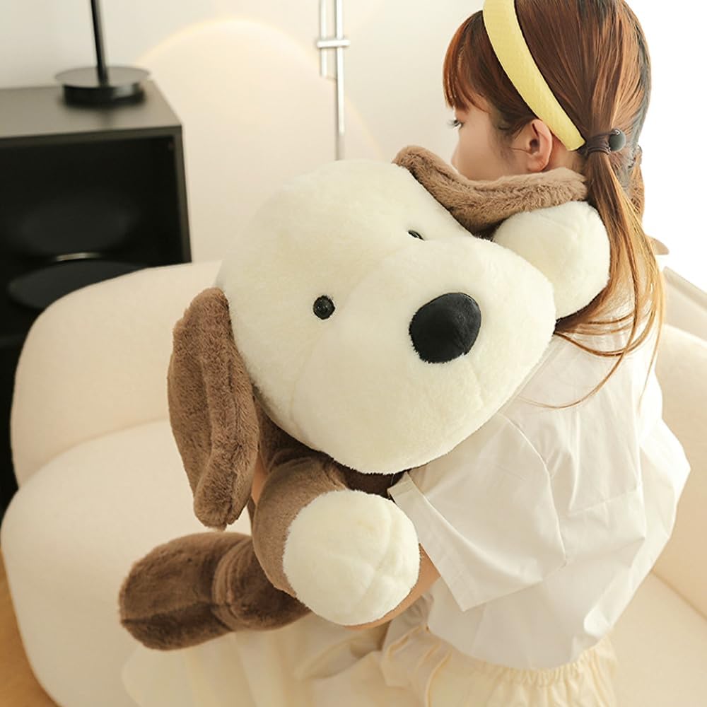 Plush Dog Pillow for Kids