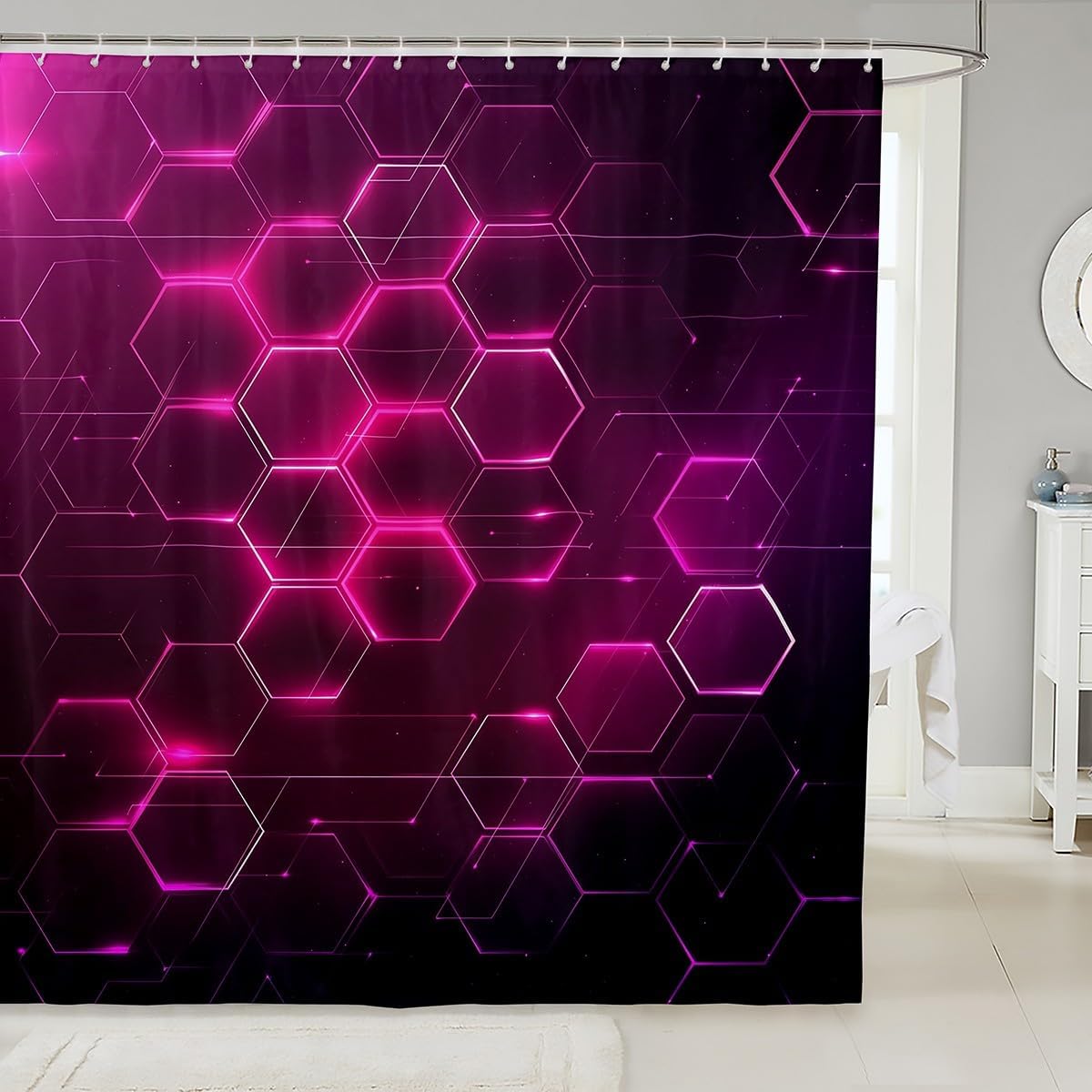 Stylish Rose Red Honeycomb