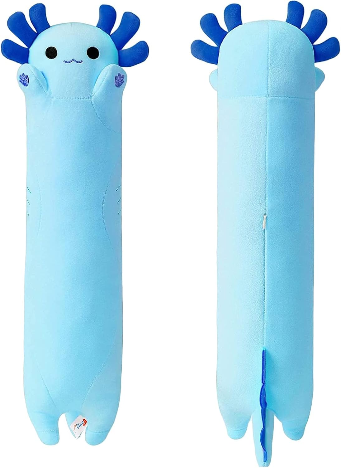 PEACH CAT Blue Long Axolotl Plush Pillow Toy