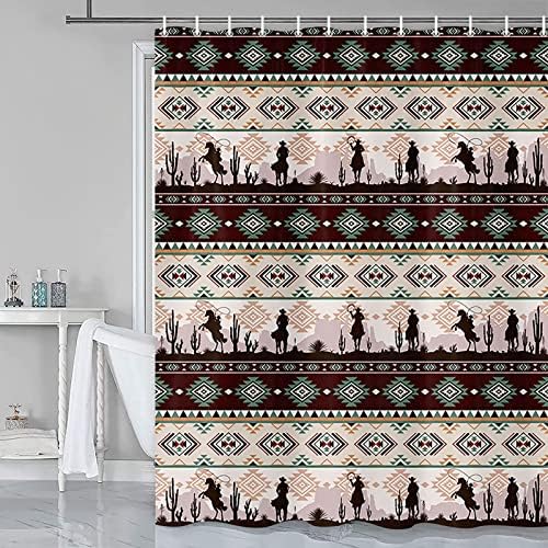 Casion Mens Bath Shower Curtain Set