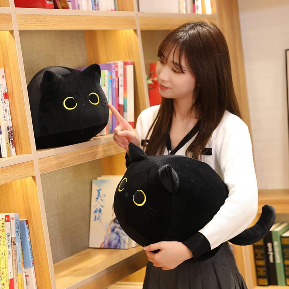 SecretCastle Black Cat Plush Pillow 40cm