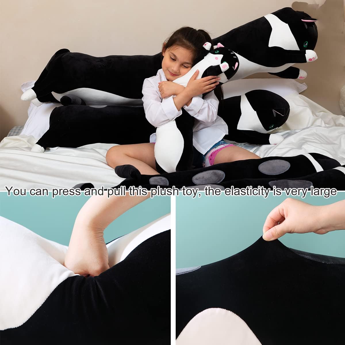 Giant Cat Pillow Plush Soft Animalradius Best Gift for Home and Gifting