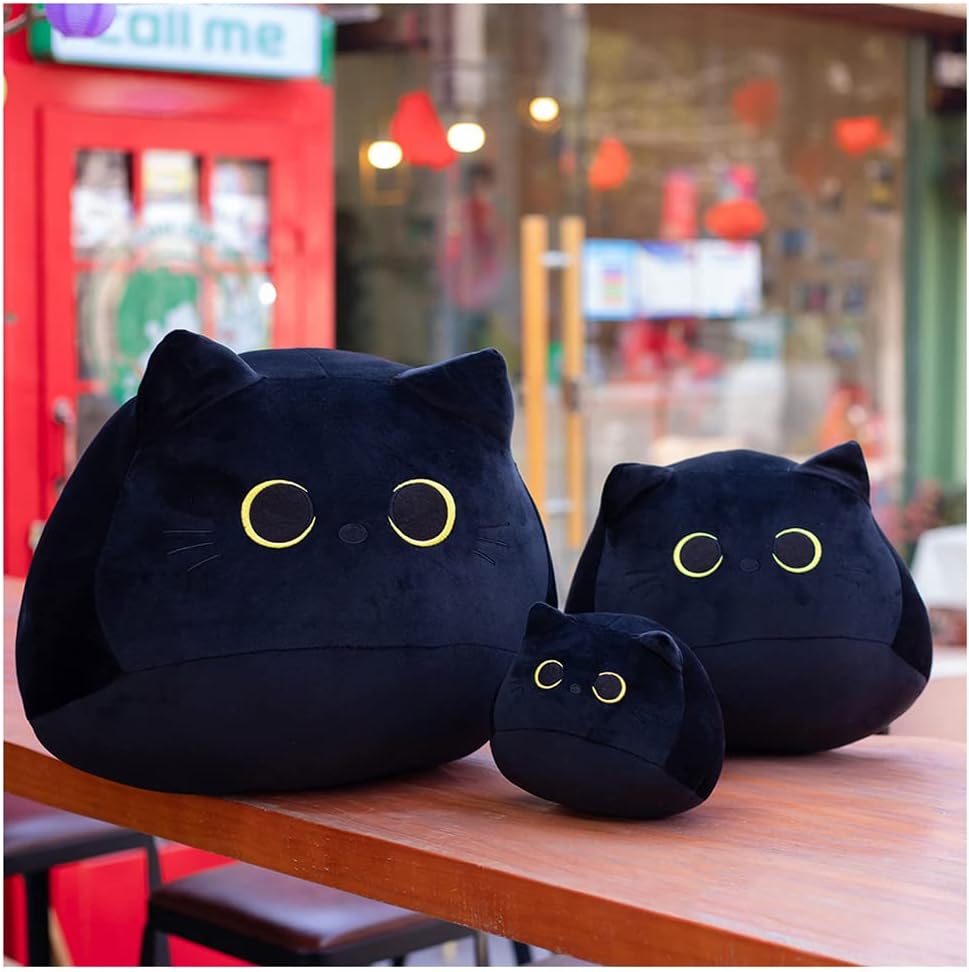 SecretCastle Black Cat Plush Pillow 40cm