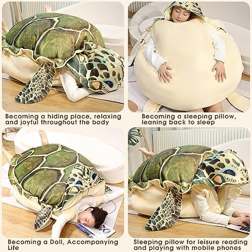 Turtle Shaped Stress Reliever Yuthsona Wearable Plush