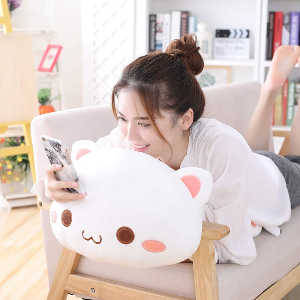 Adorable Cat Plush Pillow for Kids and Pets