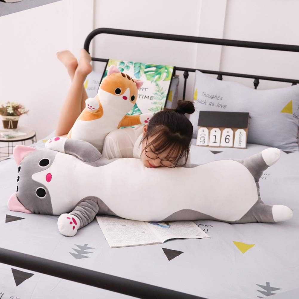 Cat Plush Hugging Pillow for Kids