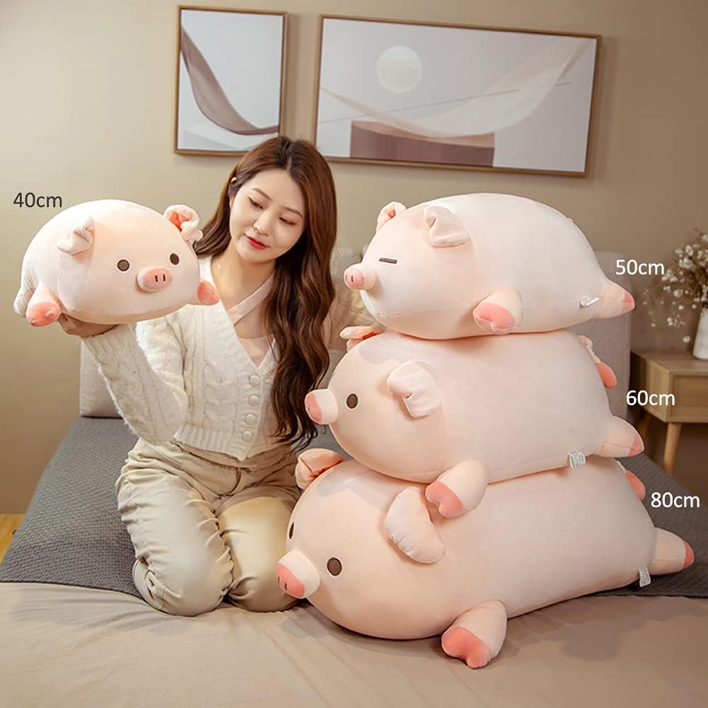 Lannery Fat Pig Plush Hugging Pillow 315 Inch Comedy Style Stuffed Toy