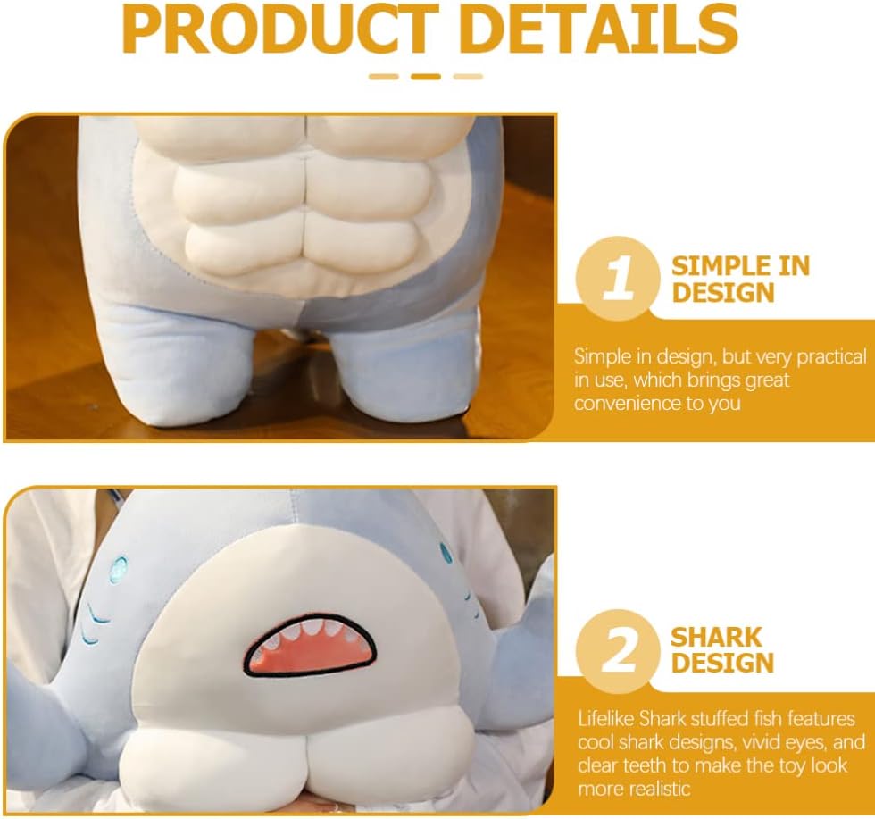 Kisangel Adorable Shark Stuffed Animal
