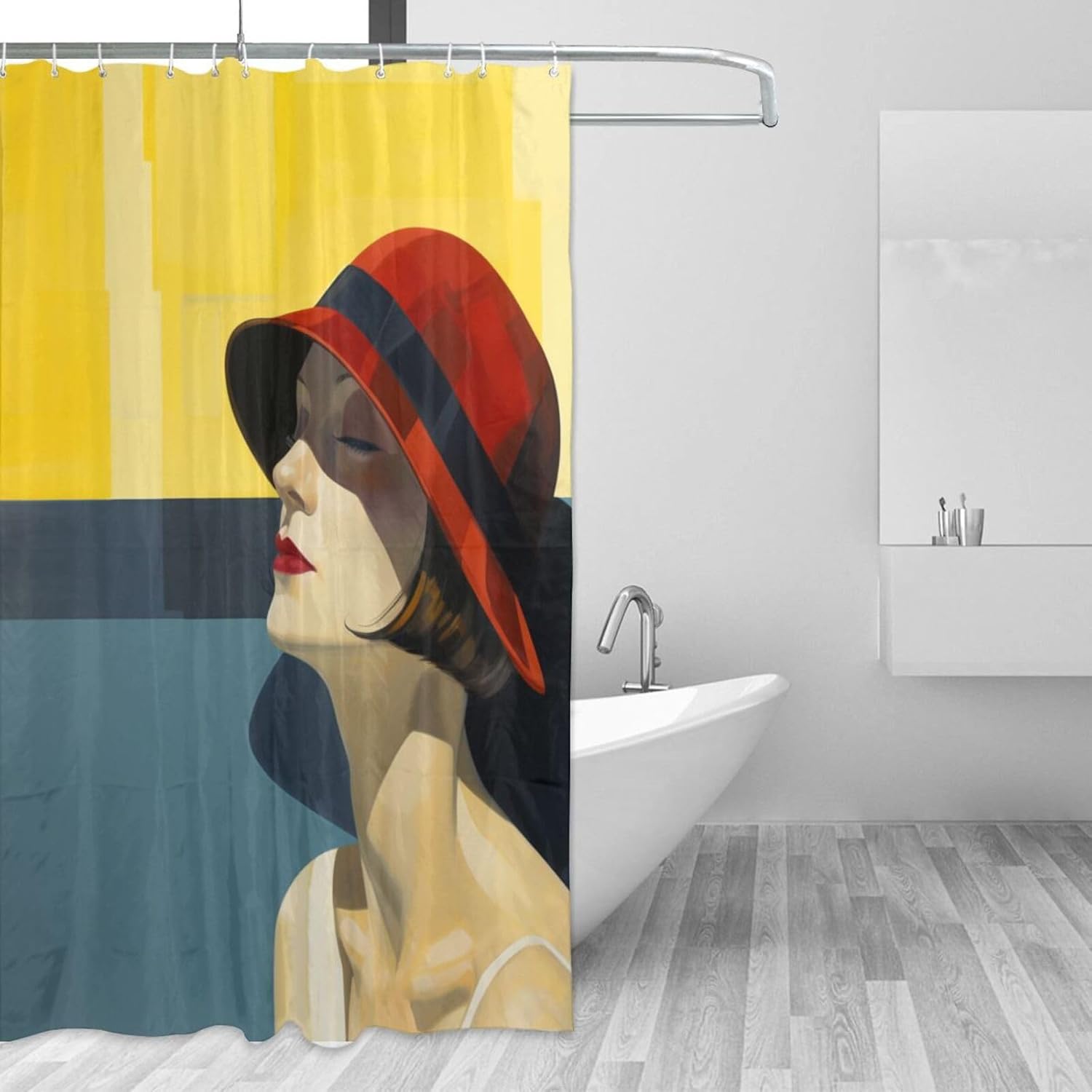 Bho Luxury Bathroom Shower Curtain Set