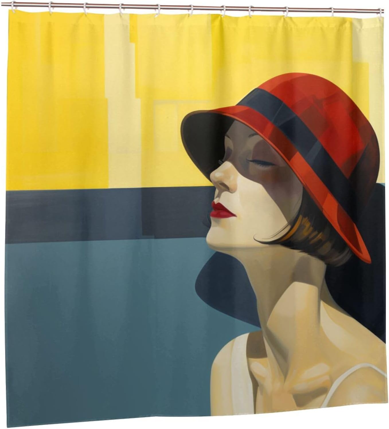 Bho Luxury Bathroom Shower Curtain Set