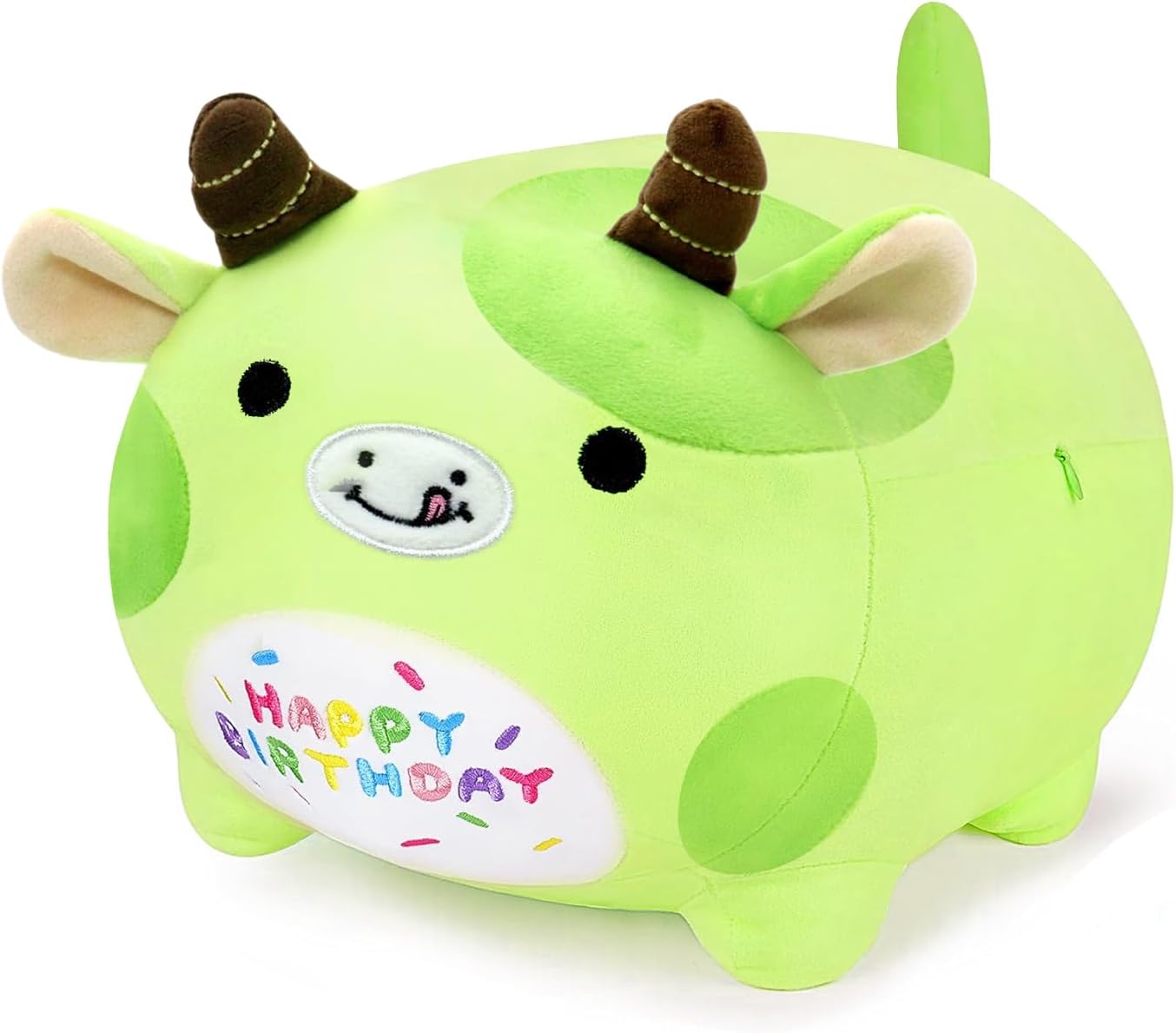 Stuffed Cow Plush Pillow for Kids Gently Pawsitive Gift