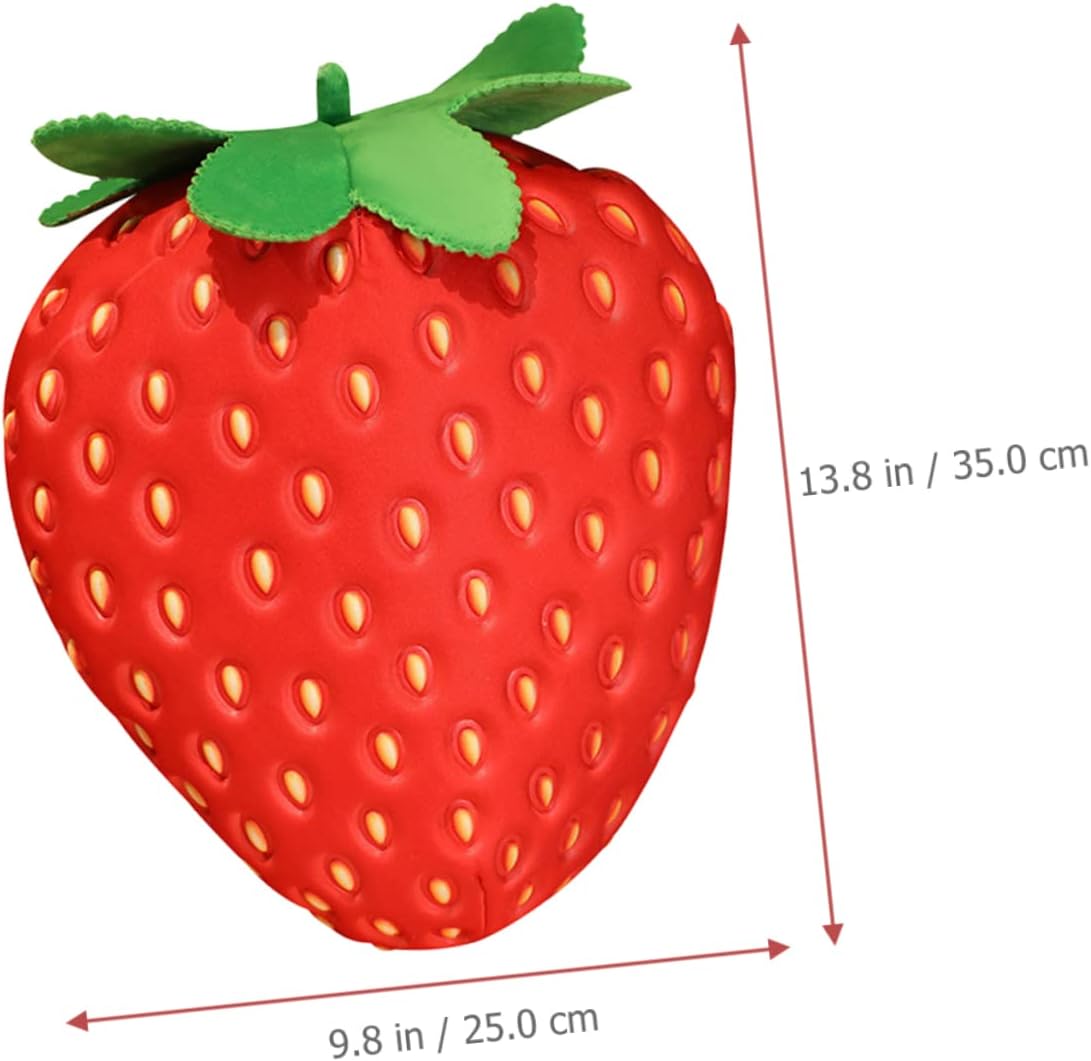 Kisangel Stuffed Strawberry Plush Pillow