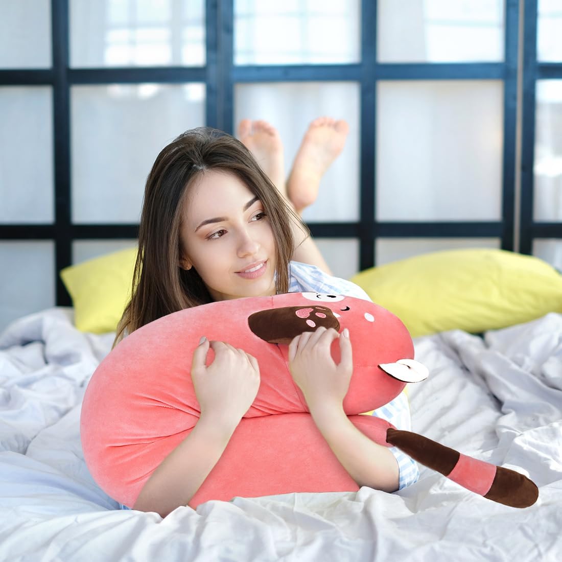 Adorable Plush Pillow Perfect Hugging