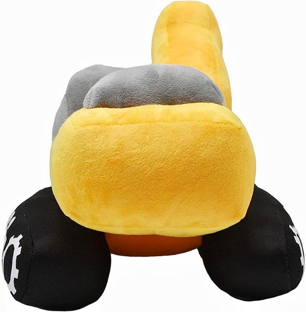 Adorable 11-inch excavator stuffed toy for kids