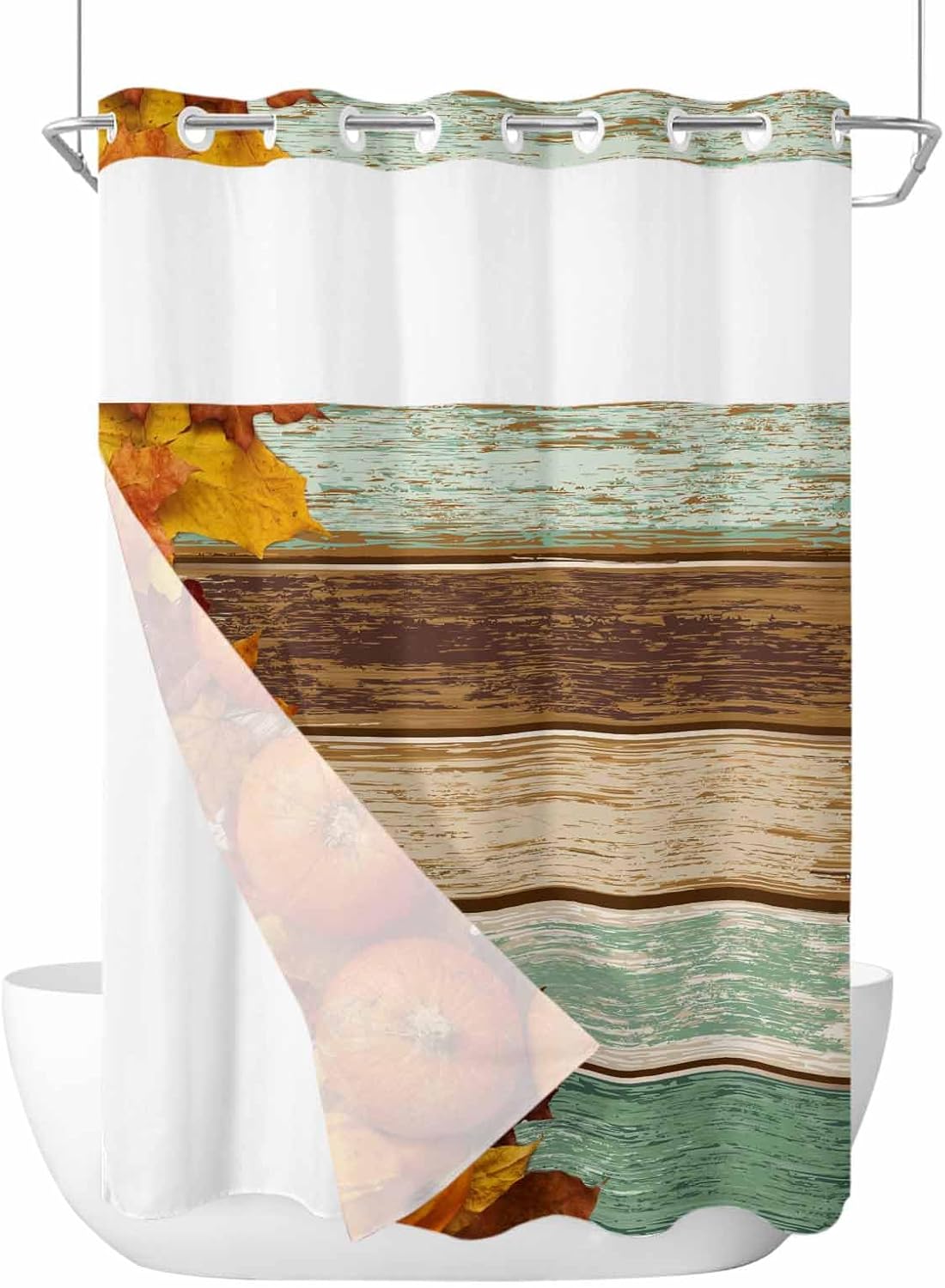 LUXURY BATH SHOWER CURTAIN