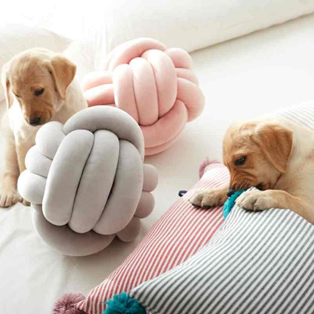 Mint-Knotted Plush Pillow for Kids