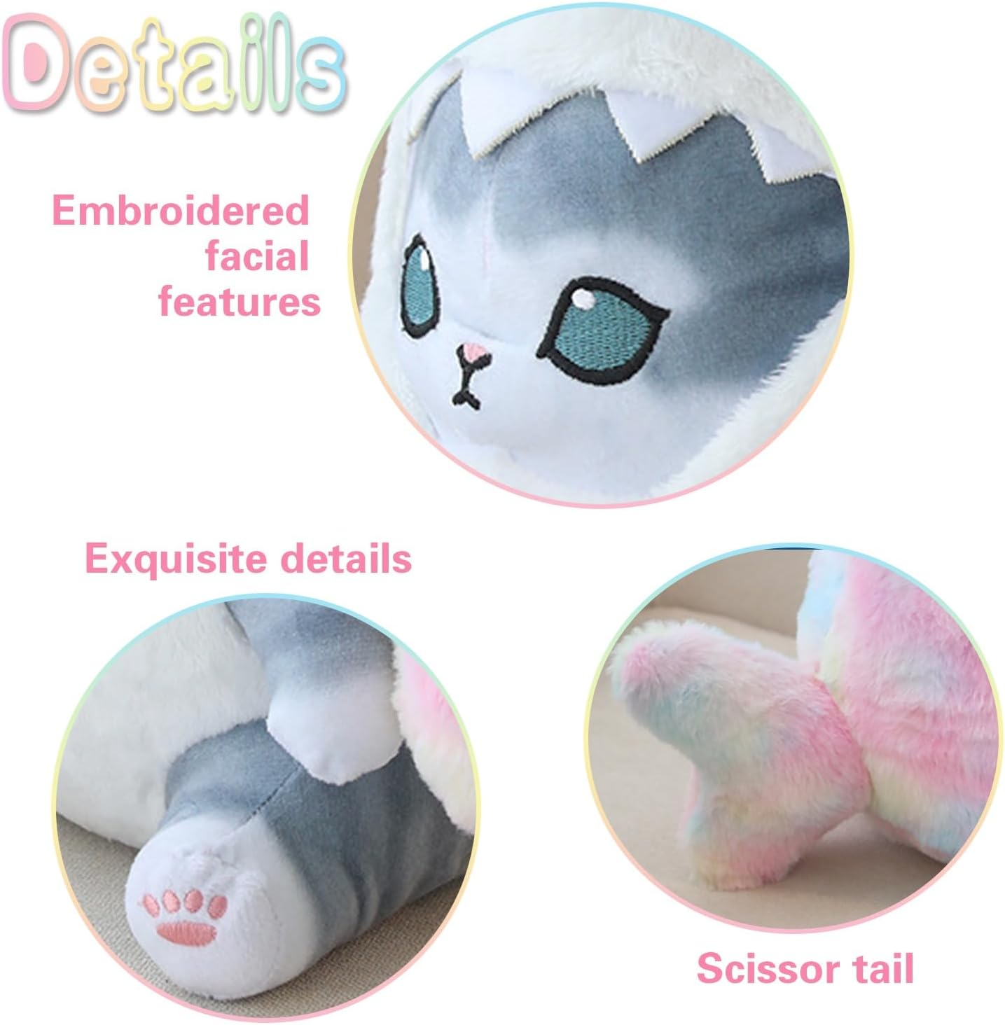 Kawaii Shark Plush Toy for Kids