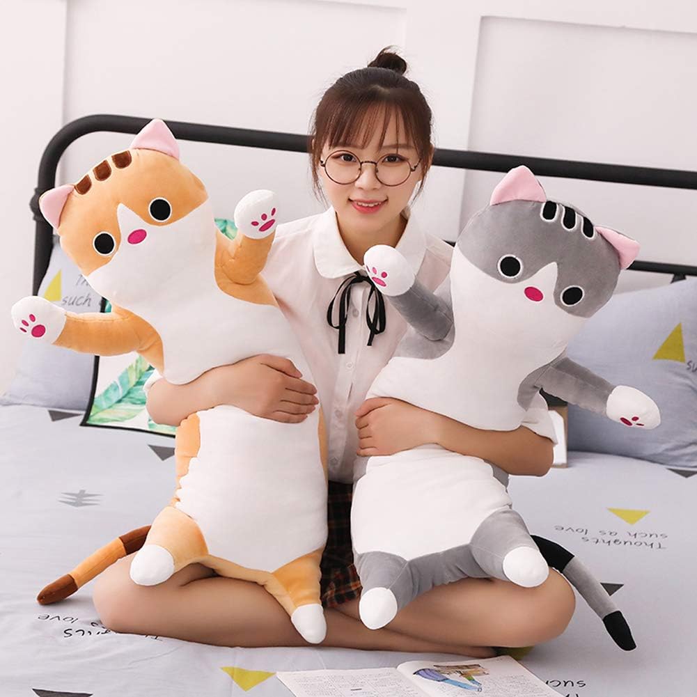 Cat Plush Hugging Pillow for Kids