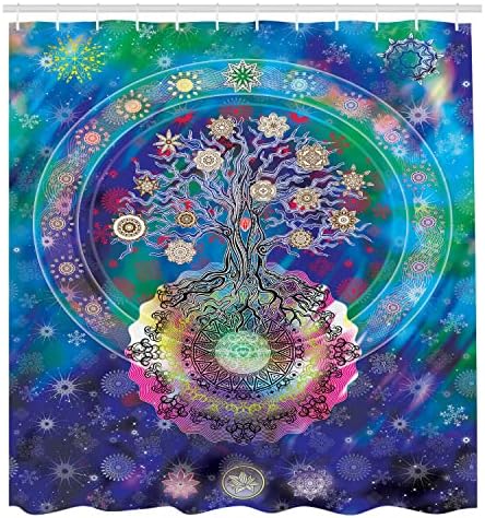 Stylish Mandala Shower Curtain with Unique Design