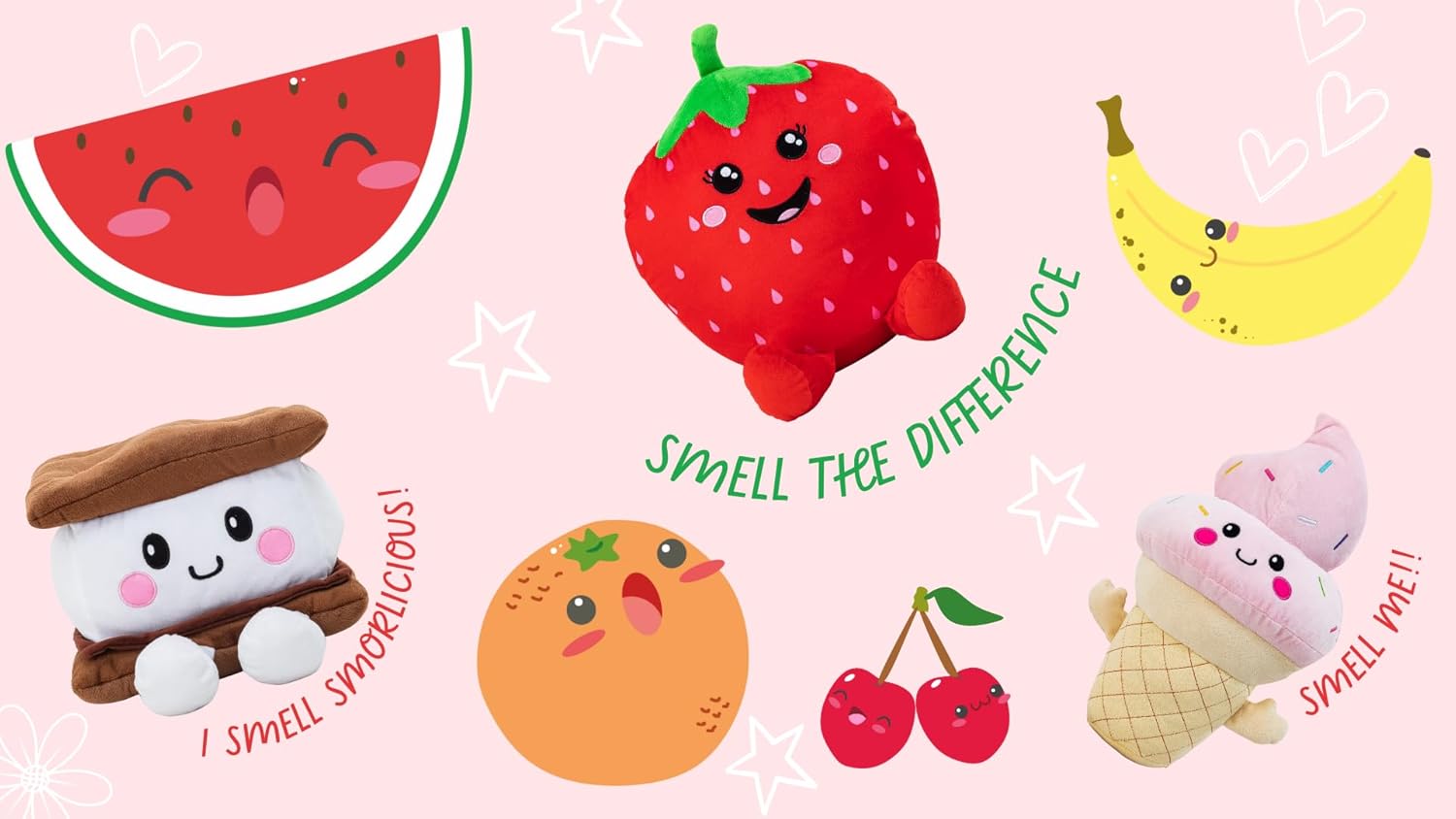 Strawberry Scented Plush Pillow Cozy Fun for Kids