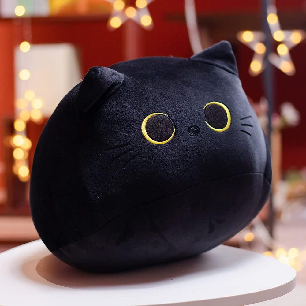 SecretCastle Black Cat Plush Pillow 40cm