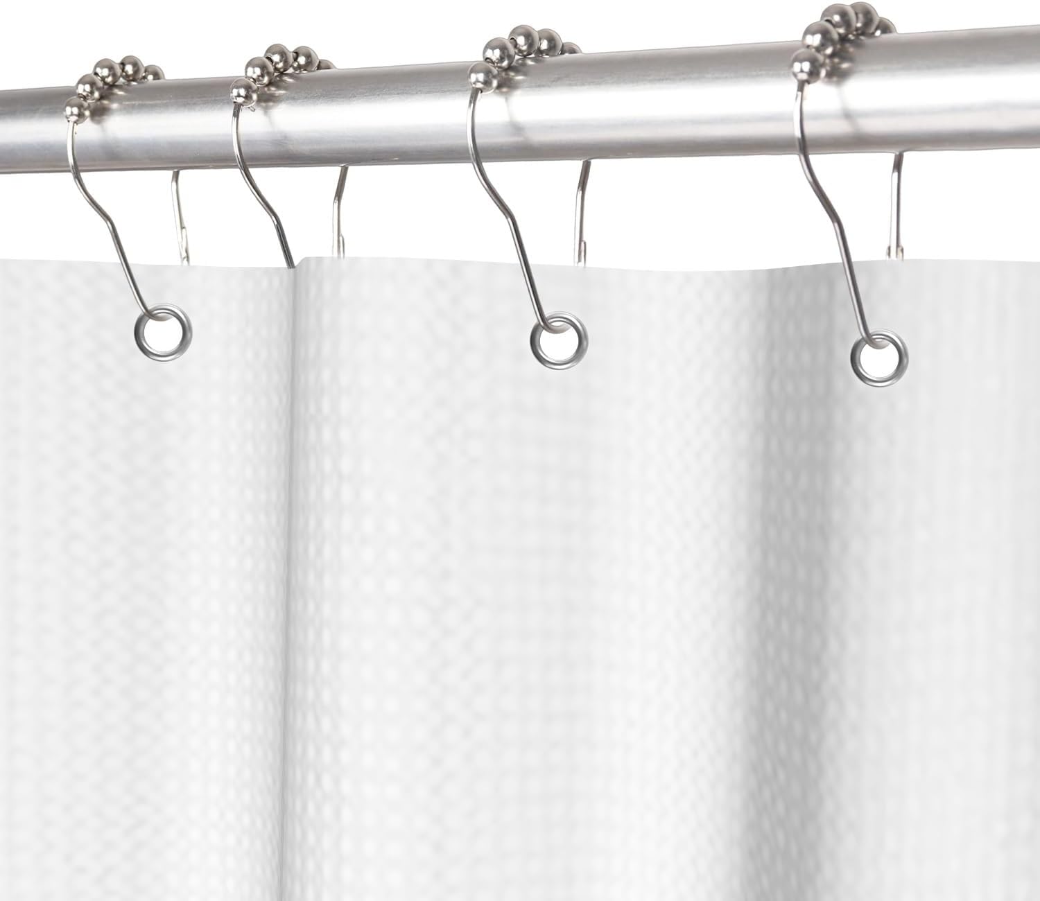 White Boho Shower Curtain Black Dandelions Waffle Shoot Curtains 72x72inches