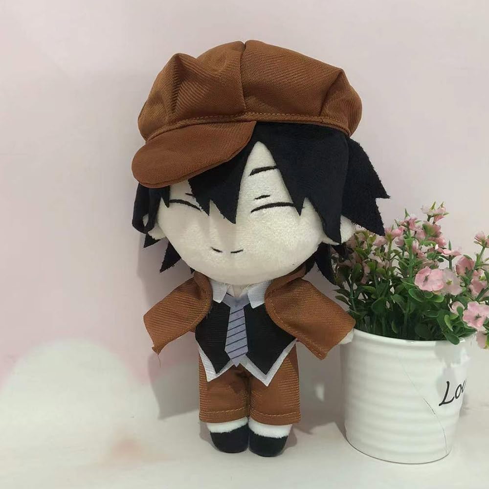 JCvCX Brown Hair Boy Plush Pillow