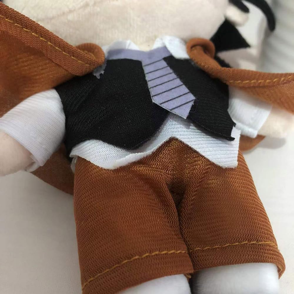 JCvCX Brown Hair Boy Plush Pillow